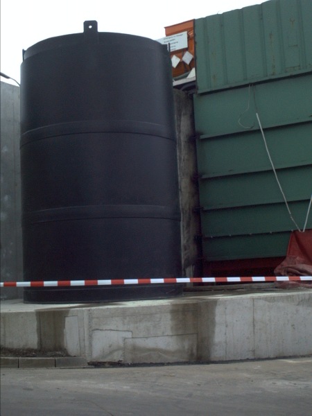 Kunststoffbeh&auml;lter , Rundbeh&auml;lter , Sicherheitswanne