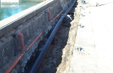 Kunststoffrohleitung , PE-HD-Rohrleitung , Rohrleitungsbau